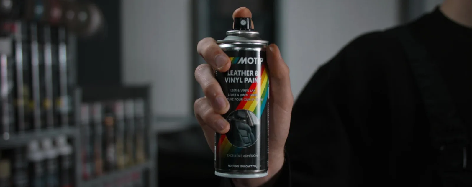 Як оновити шкіряний салон авто: фарба MOTIP Leather & Vinyl Paint