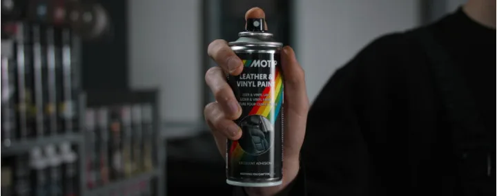 Як оновити шкіряний салон авто: фарба MOTIP Leather & Vinyl Paint