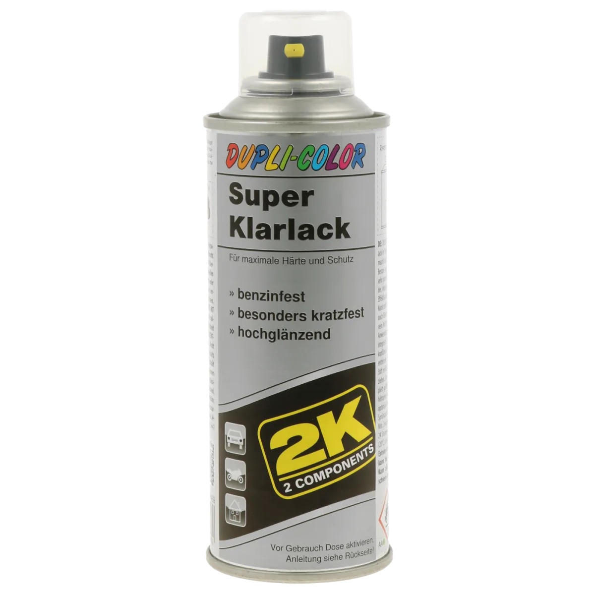 Двухкомпонентный прозрачный лак Dupli-Color 2K Super Clear Coat Automotive, 160 мл