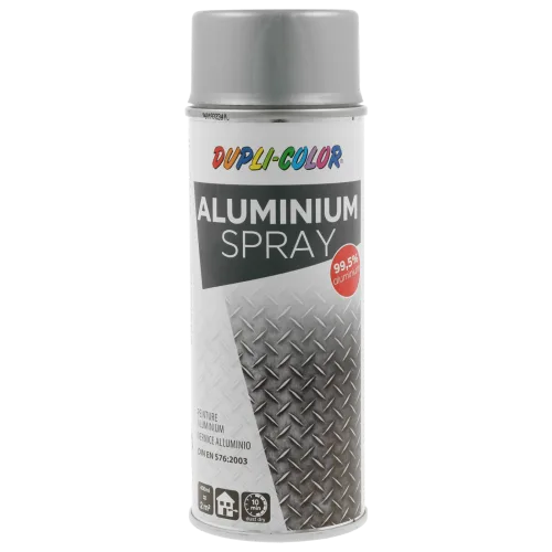 Алюмінієва термостійка фарба-спрей Dupli-Color Aluminium Spray, 400 мл