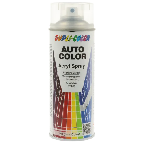 Двошаровий безбарвний лак Dupli-Color Auto Color Spray 2-COAT Clear Lacquer, 400 мл
