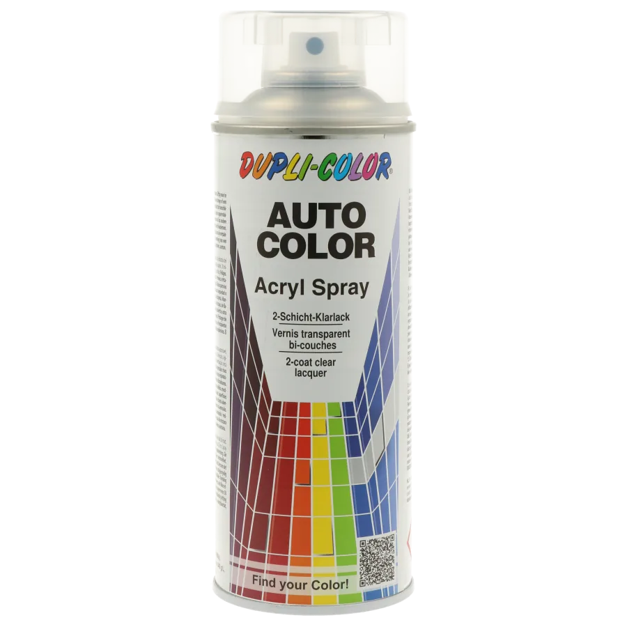Двошаровий безбарвний лак Dupli-Color Auto Color Spray 2-COAT Clear Lacquer, 150 мл
