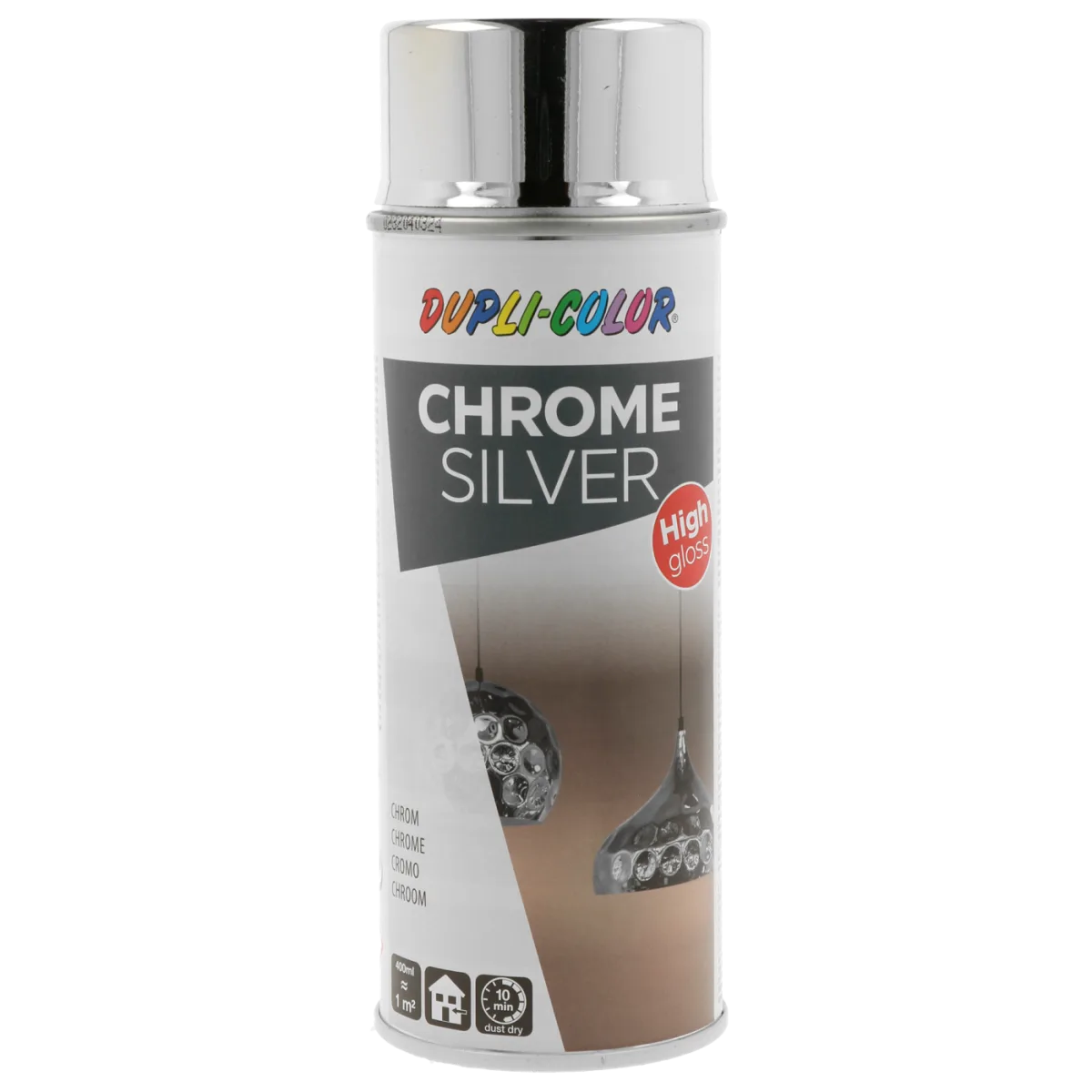 Спрей з ефектом хрому, золота та міді Dupli-Color Chrome Silver/Gold/Copper, срібний, 400 мл