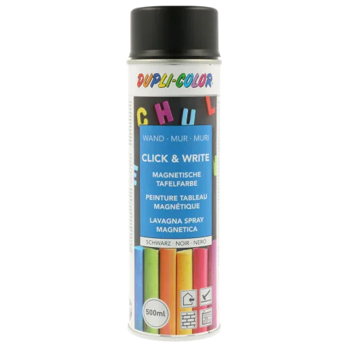 Магнітна грифельна фарба Dupli-Color Click & Write Magnetic Blackboard Paint, 500 мл