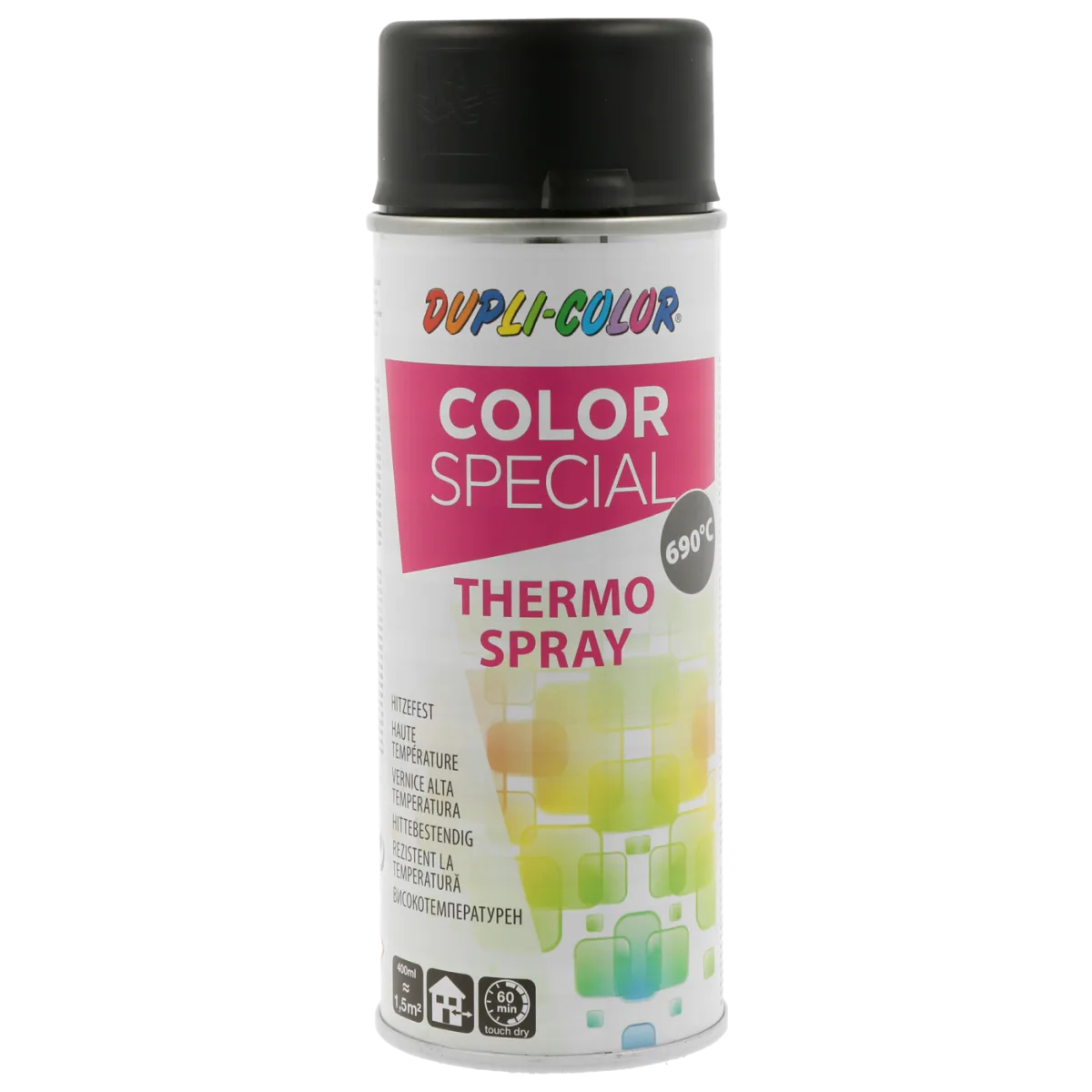 Термостійка фарба-спрей Dupli-Color Color Special Thermo Spray, чорний, 400 мл