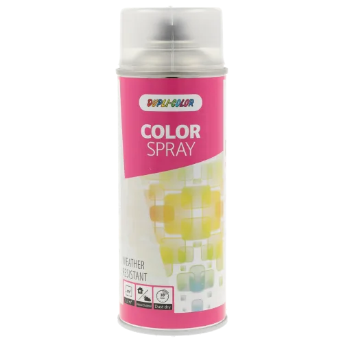 Безбарвний синтетичний лак-спрей Dupli-Color Color Spray Clear Coat, глянцевий, 400 мл