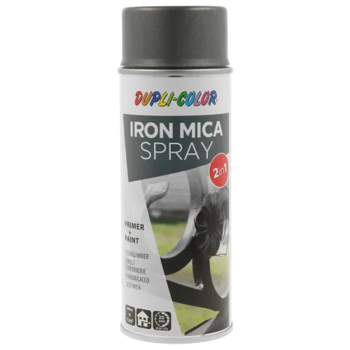 Антикорозійна залізно-слюдяна фарба Dupli-Color Iron Mica Spray, срібний, 400 мл
