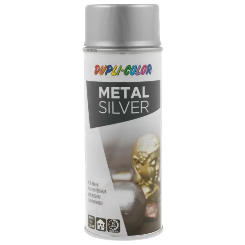 Декоративна металік-емаль Dupli-Color Metal Silver/Gold/Copper/Antique, срібний, 400 мл