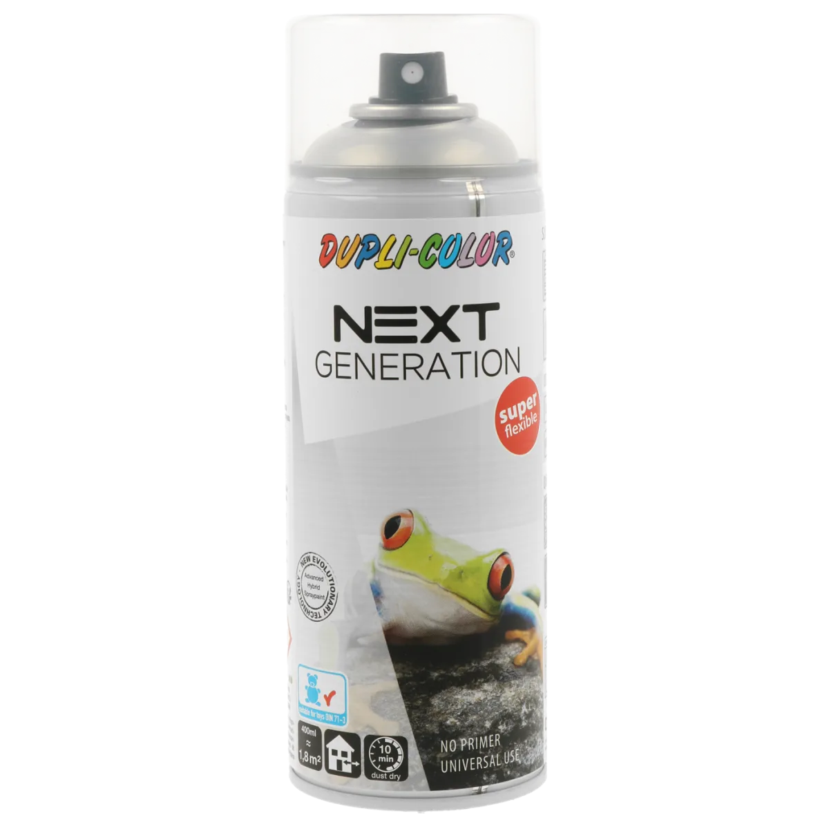 Безбарвний акриловий лак Dupli-Color Next Clear Coat, глянцевий, 400 мл