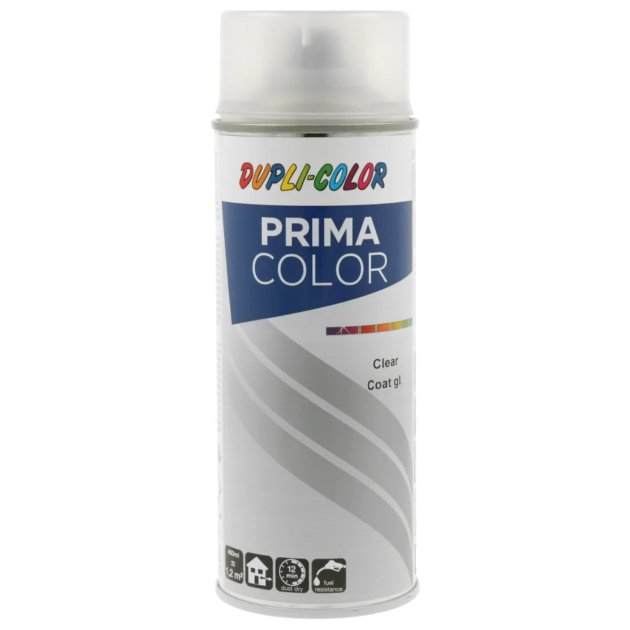 Прозорий акриловий лак-спрей Dupli-Color Prima Color Clear Coat, глянцевий, 600 мл