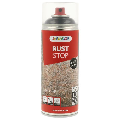 Антикорозійна молоткова фарба 4 в 1 Dupli-Color Rust Stop 4in1 Hammerfinish, 400 мл