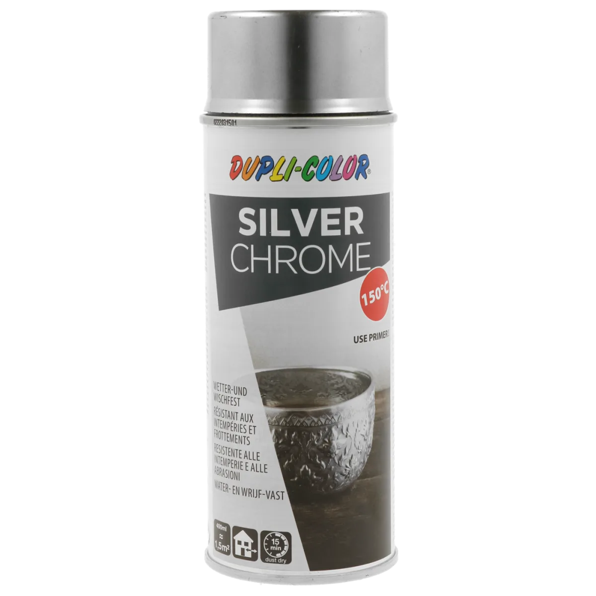 Фарба з ефектом хрому Dupli-Color Silver Chrome, 400 мл