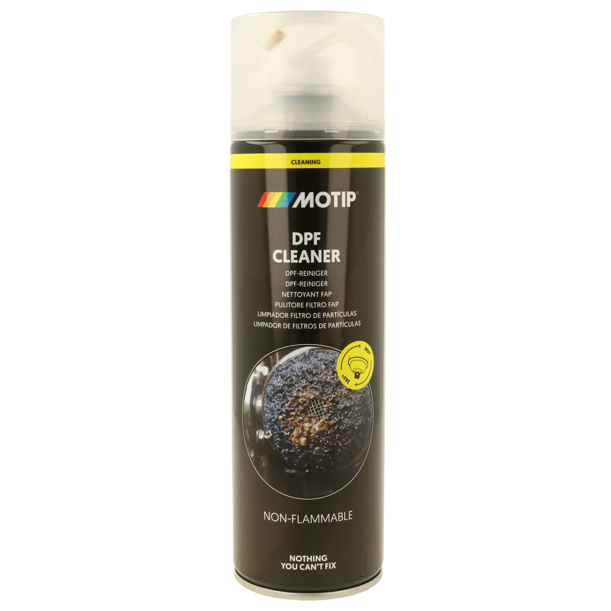 Очисник сажового фільтра Motip DPF Cleaner, аерозоль 400 мл