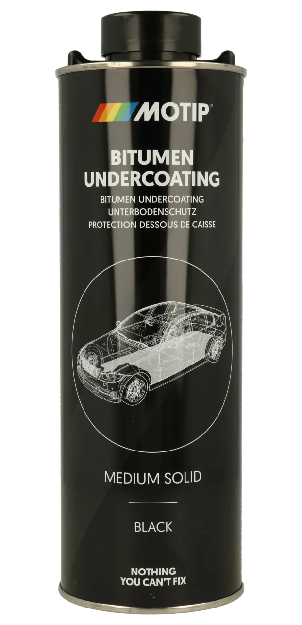 Бітумна мастика для днища (під пістолет) MOTIP Bitumen Undercoating 1 l, 1 л