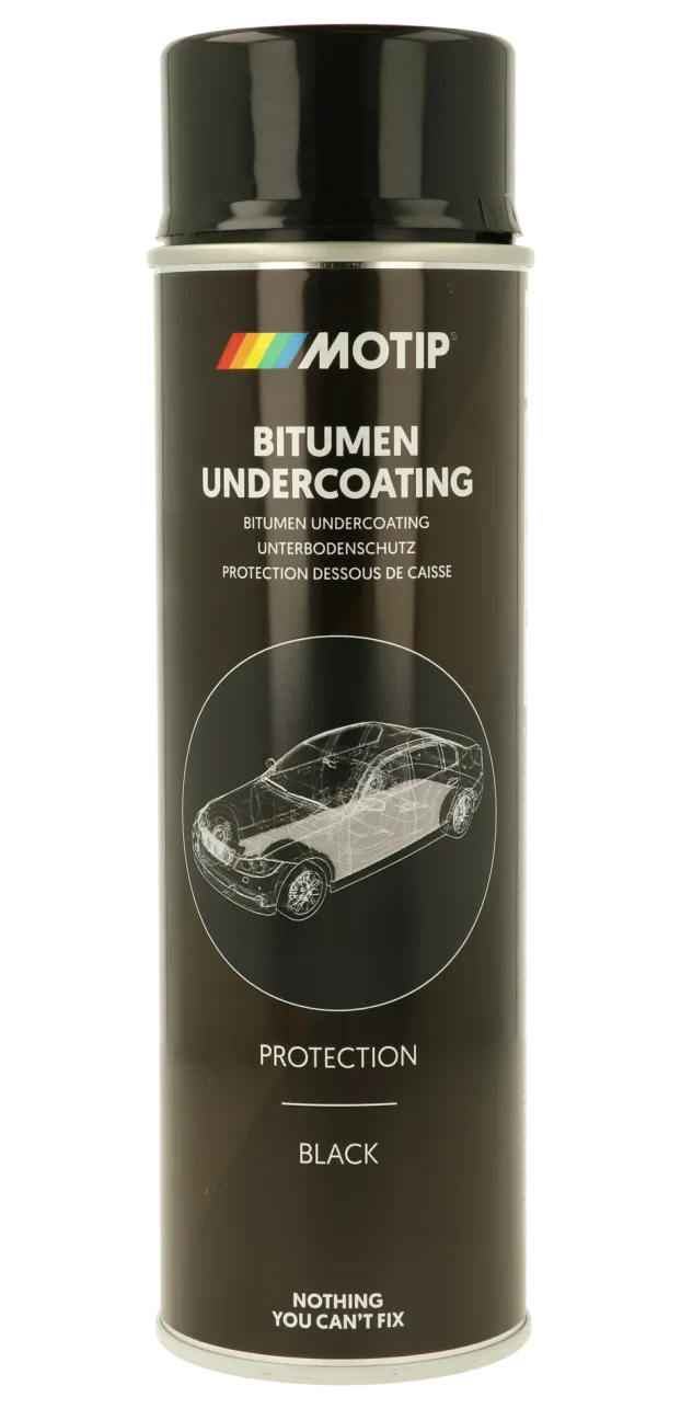 Бітумне антикорозійне покриття для днища MOTIP Bitumen Undercoating 500ml, 500 мл