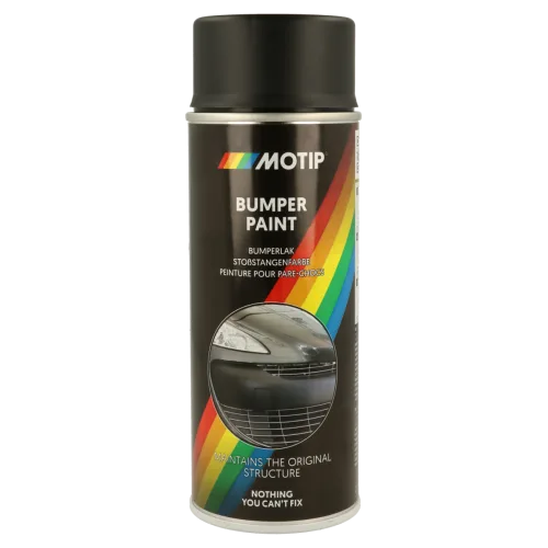 Фарба для пластикових бамперів MOTIP Bumper Paint, чорний, 400 мл