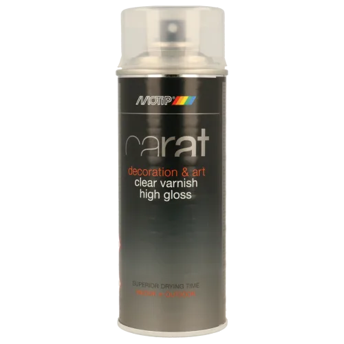 Прозорий акриловий лак MOTIP Carat Clear Lacquer, високий глянець, 400 мл