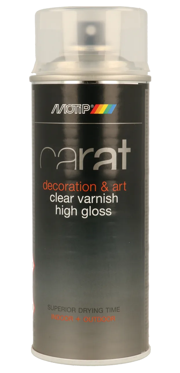 Прозрачный акриловый лак MOTIP Carat Clear Lacquer, высокий глянец, 400 мл