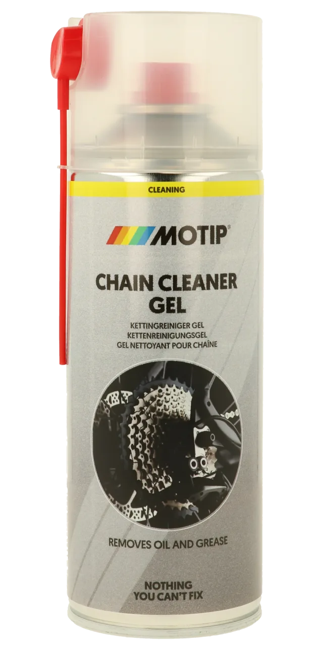 Гелевый очиститель велосипедной цепи MOTIP Chain Cleaner Gel, 400 мл
