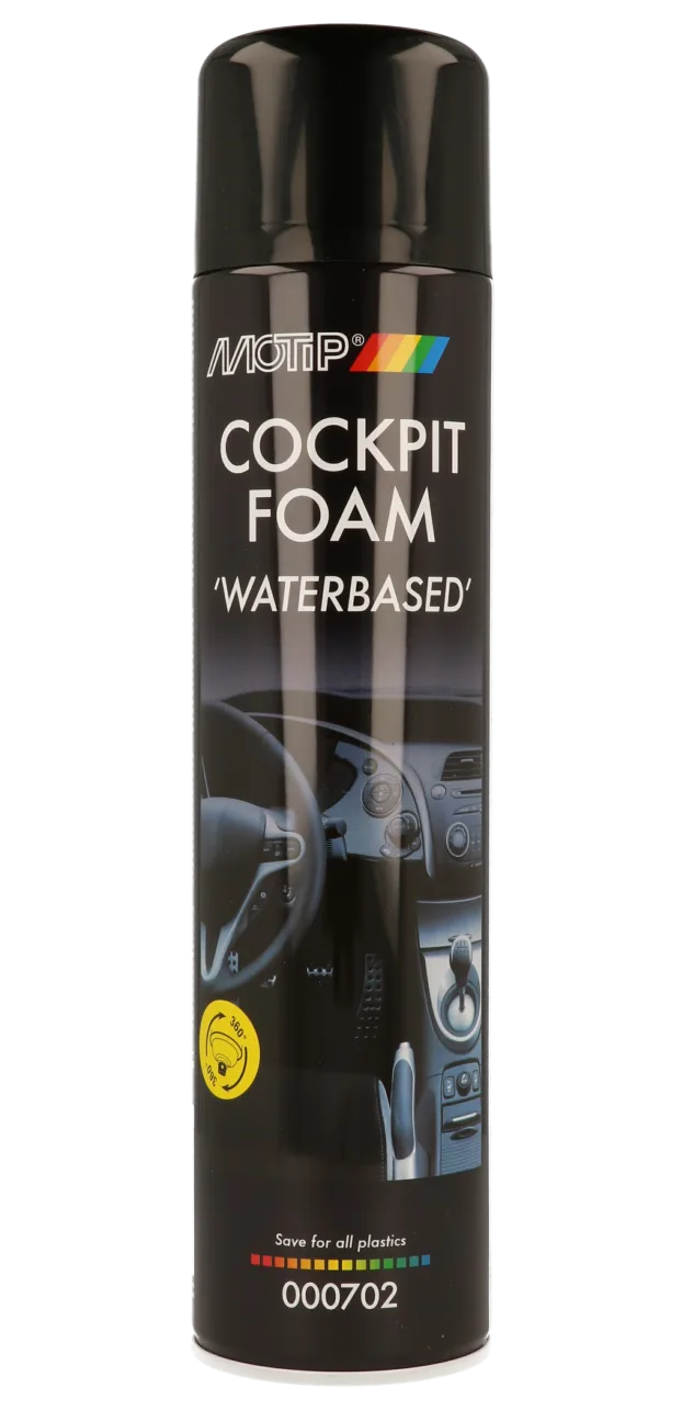 Піна для догляду за панеллю приладів MOTIP Cockpit Foam (Water-based), 600 мл