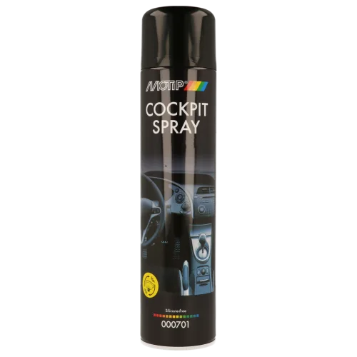 Поліроль для торпеди напівглянцева MOTIP Cockpitspray Semi Gloss, 600 мл