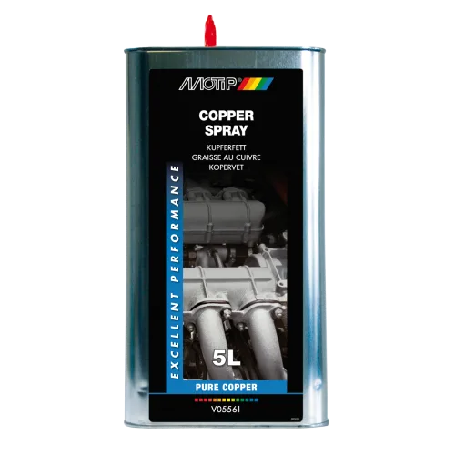 Медная смазка-спрей (большая тара) MOTIP Copper Spray (Drum), 5 л
