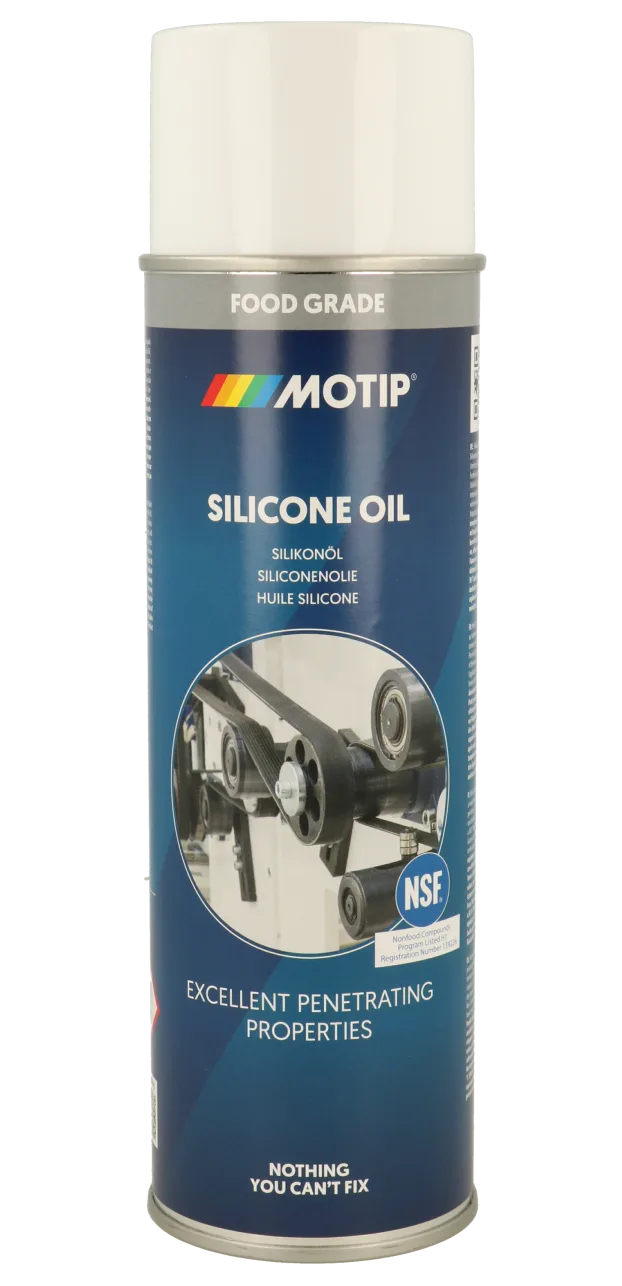Харчова силіконова олива-спрей MOTIP Food Grade - Silicone Oil, 500 мл