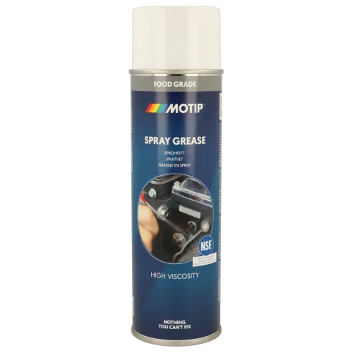 Харчове мастило-спрей з PTFE MOTIP Food Grade - Spray Grease, 500 мл