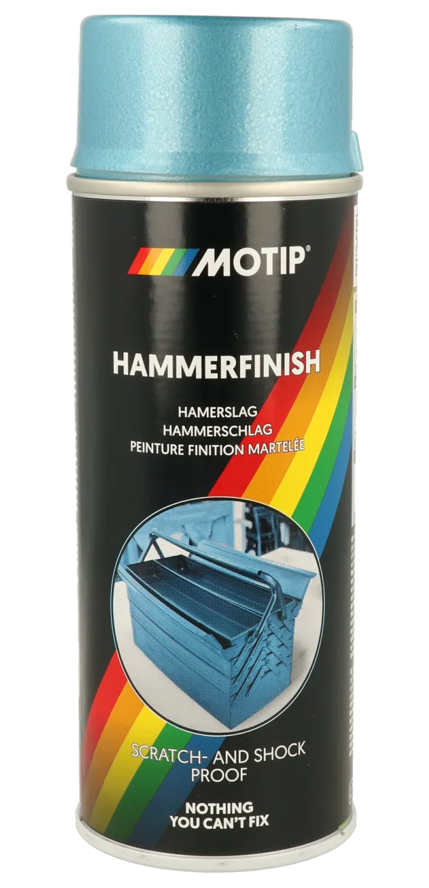 Молоткова фарба MOTIP Hammerfinish Paint, синій, 400 мл