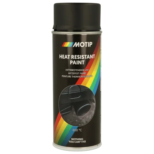 Термостойкая краска MOTIP Heat Resistant Paint, серый, 400 мл