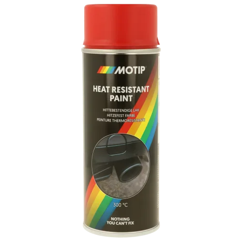 Термостойкая краска MOTIP Heat Resistant Paint (Red), 400 мл