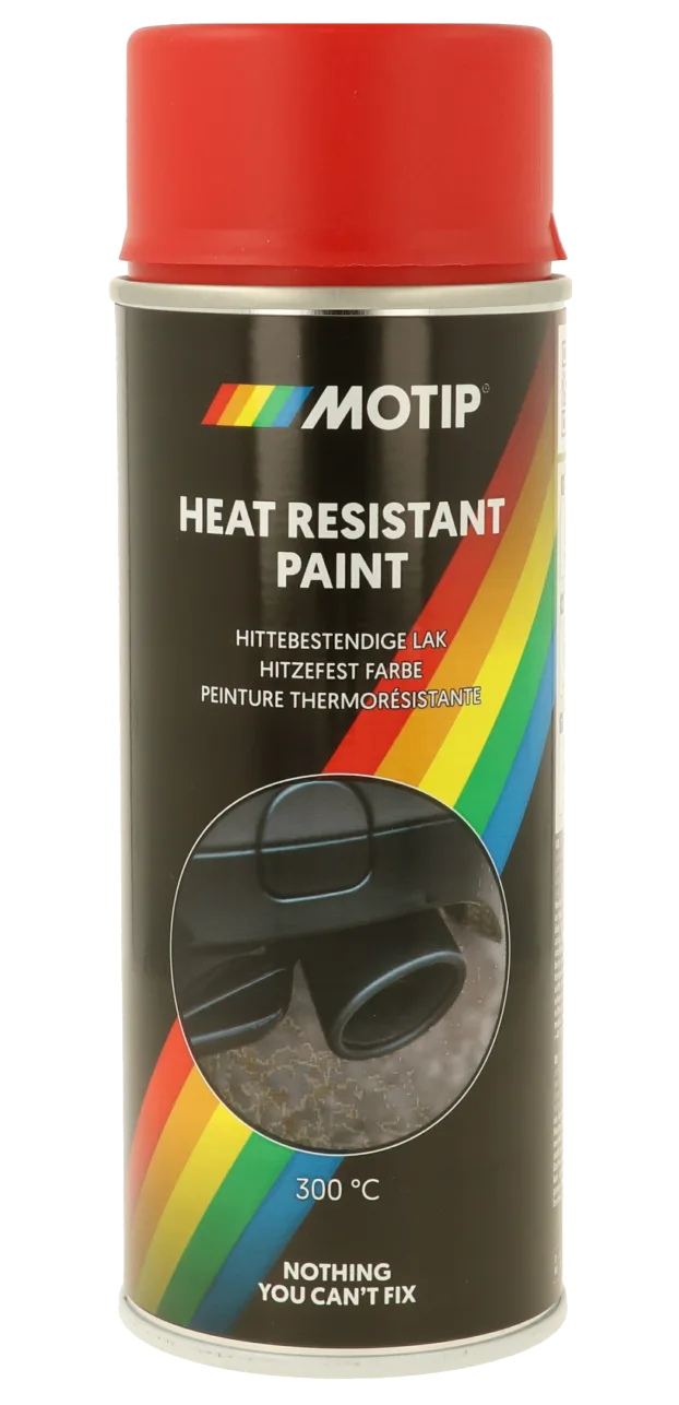 Термостійка фарба MOTIP Heat Resistant Paint (Red), 400 мл