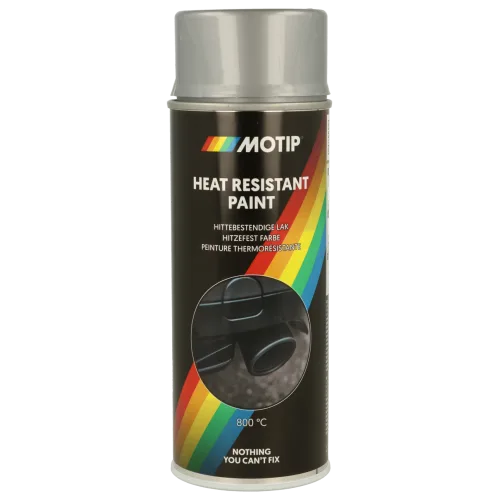 Термостойкая краска серебристая MOTIP Heat Resistant Paint (Silver), 400 мл