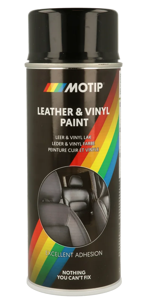 Фарба для шкіри та вінілу MOTIP Leather & Vinyl Paint, чорний, 200 мл