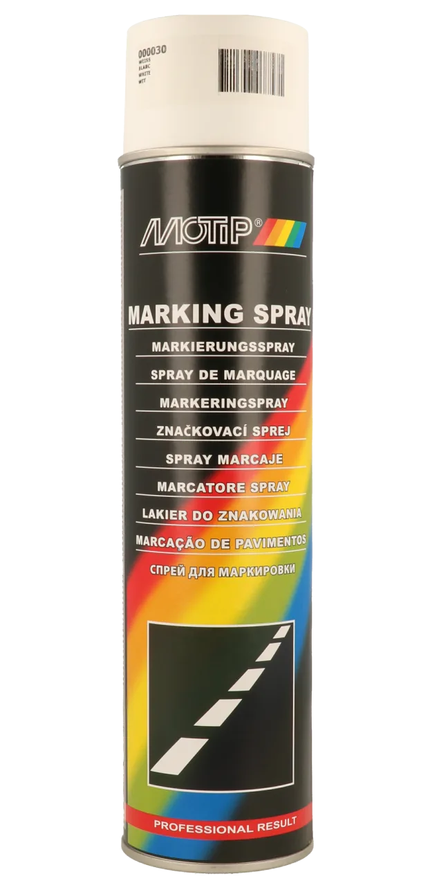 Маркировочная краска-спрей MOTIP Marking Spray, жёлтый, 600 мл