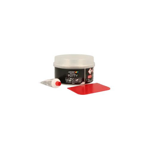 Двокомпонентна шпаклівка з алюмінієм MOTIP Metal Putty, 250 г