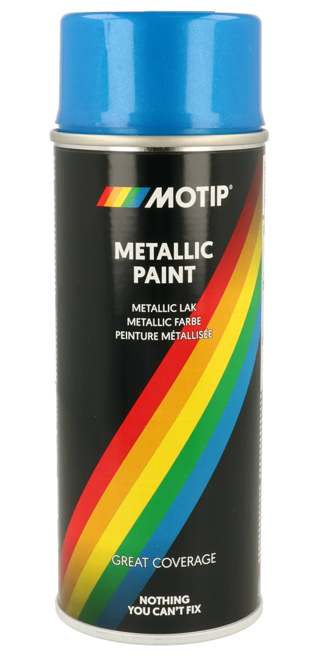 Металічна акрилова фарба MOTIP Metallic Paint, золотий, 400 мл