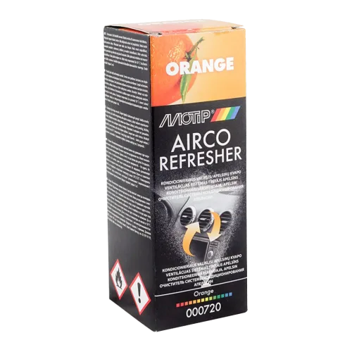 Освіжувач кондиціонера автомобіля MOTIP Airco Refresher, апельсин, 150 мл