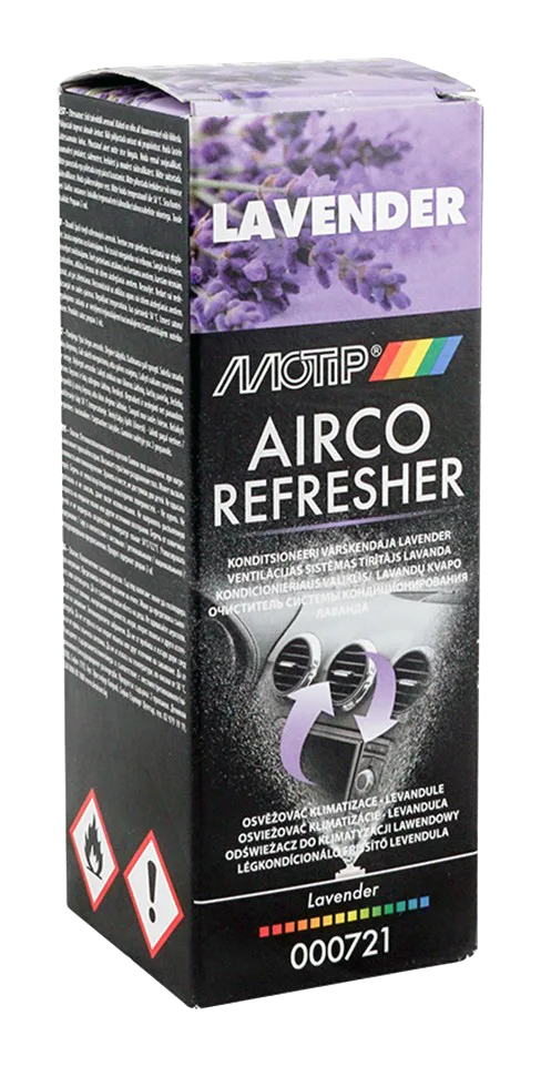Освіжувач кондиціонера автомобіля MOTIP Airco Refresher, лаванда, 150 мл