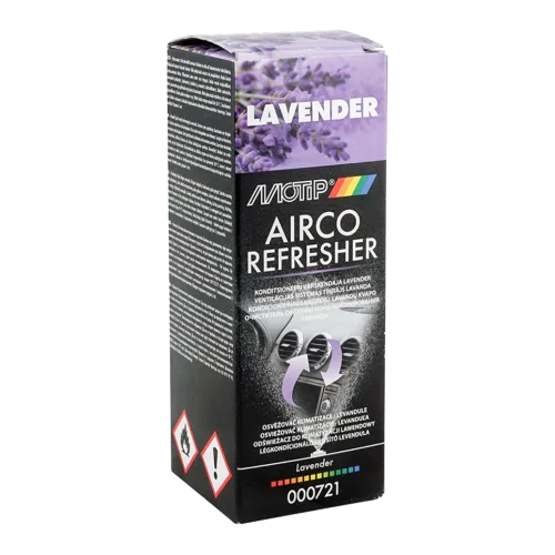 Освіжувач кондиціонера автомобіля MOTIP Airco Refresher, лаванда, 150 мл