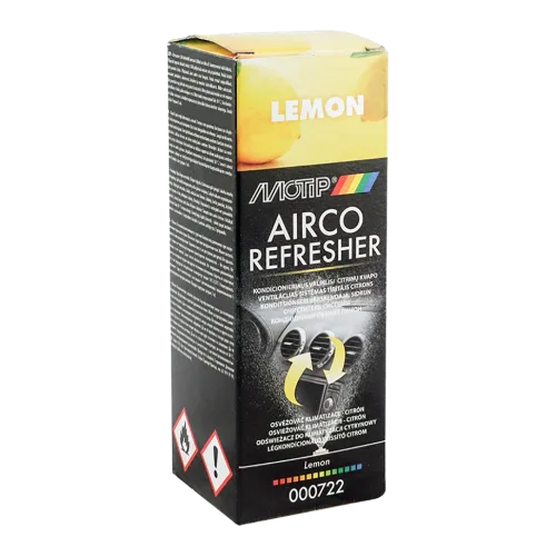 Освіжувач кондиціонера автомобіля MOTIP Airco Refresher, лимон, 150 мл