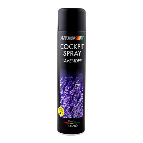 Поліроль для торпеди MOTIP Cockpitspray, лаванда, 600 мл