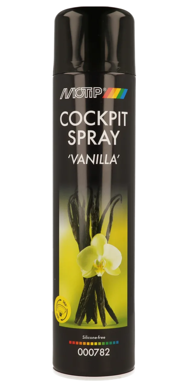 Поліроль для торпеди MOTIP Cockpitspray, ваніль, 600 мл