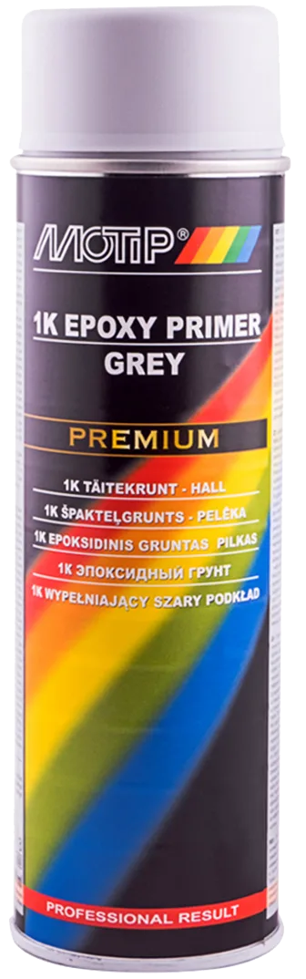 Однокомпонентный эпоксидный грунт MOTIP 1K Epoxy Primer, серый, 500 мл