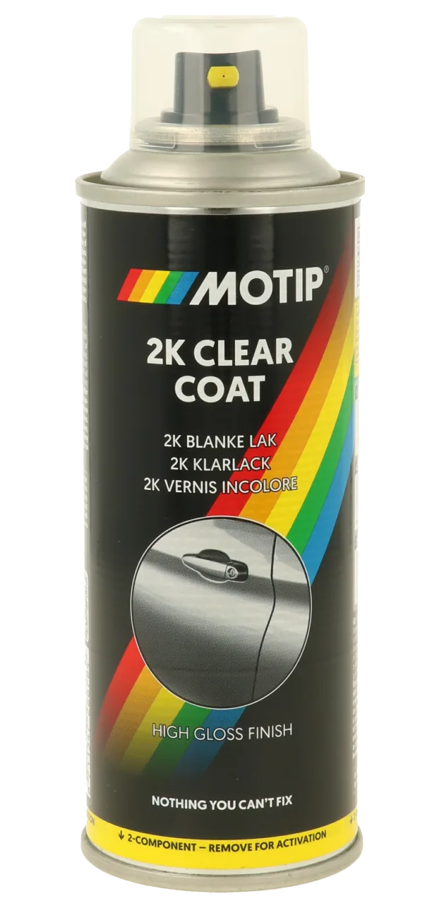 Двокомпонентний акриловий лак MOTIP 2K Clear Coat, матовий, 400 мл