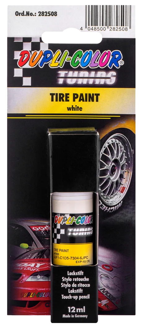 Олівець для маркування гуми Dupli-Color Tire Paint білий, 12 мл