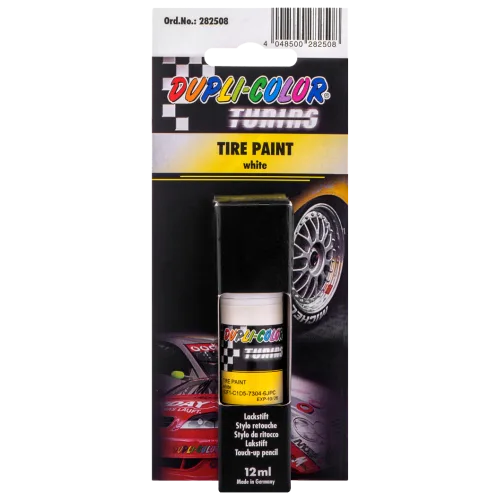 Олівець для маркування гуми Dupli-Color Tire Paint білий, 12 мл
