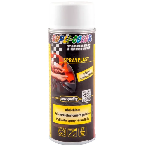 Набір 2+1 Рідка гума Dupli-Color Sprayplast біла глянцева, 400 мл