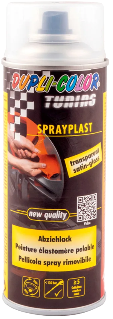 Набір 2+1 Рідка гума Dupli-Color Sprayplast прозора, 400 мл