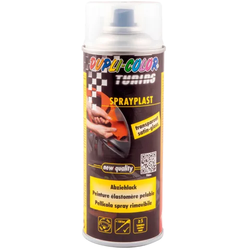 Набор 2+1 Жидкая резина Dupli-Color Sprayplast прозрачная, 400 мл